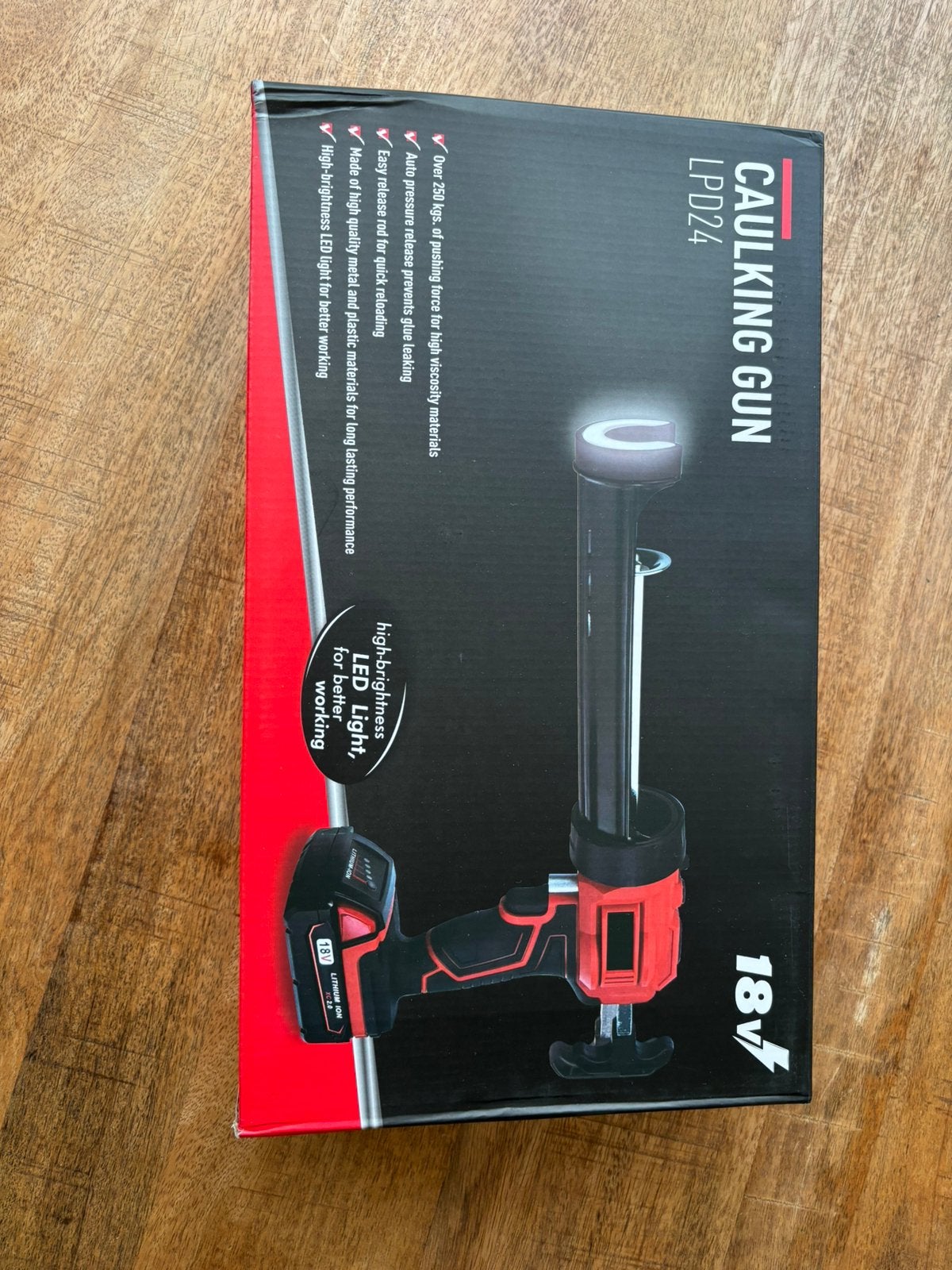 Elektrische kitspuit past op milwaukee m18 accu, Ophalen of Verzenden, Nieuw