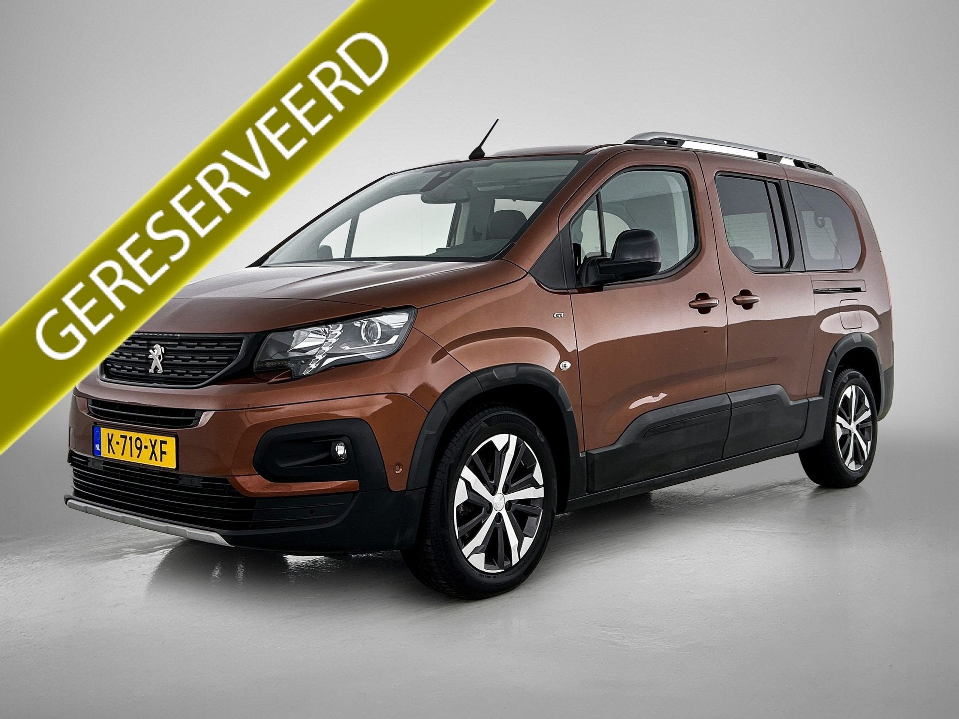 Peugeot Rifter Long 1.2 131PK Automaat GT 7pers. * Distribut, Auto's, Dealer onderhouden, Stof, Gebruikt, 1199 cc