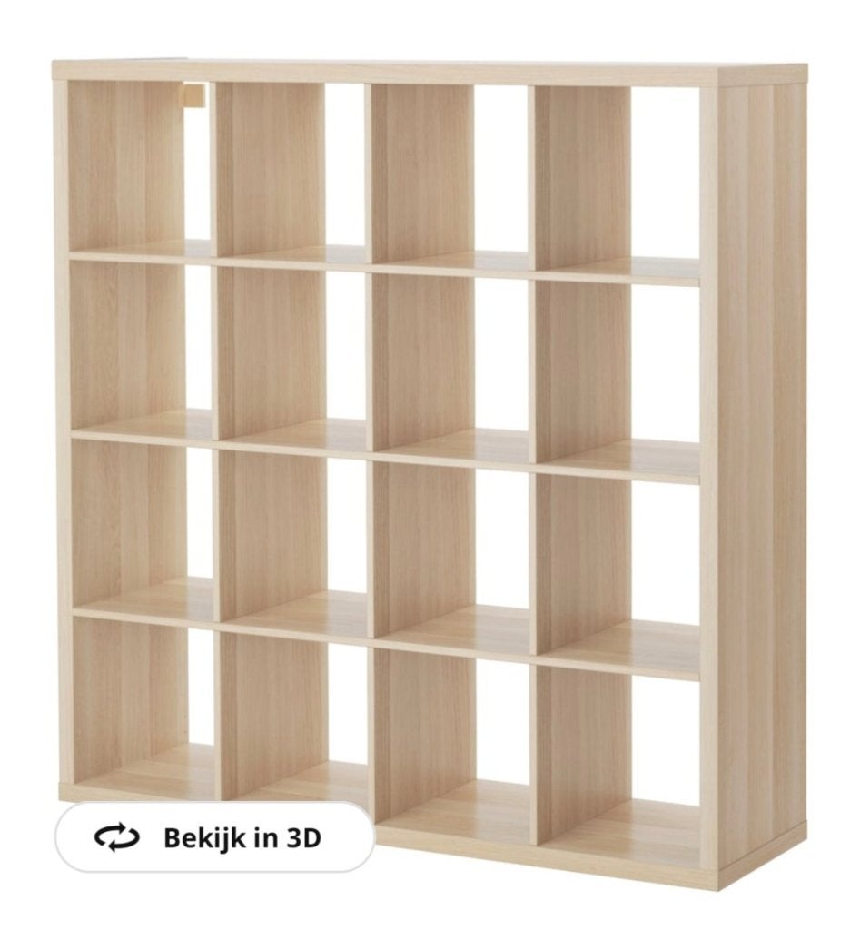 Vakkenkast Ikea (kallax), Huis en Inrichting, Ophalen, 150 tot 200 cm, Zo goed als nieuw, 150 tot 200 cm