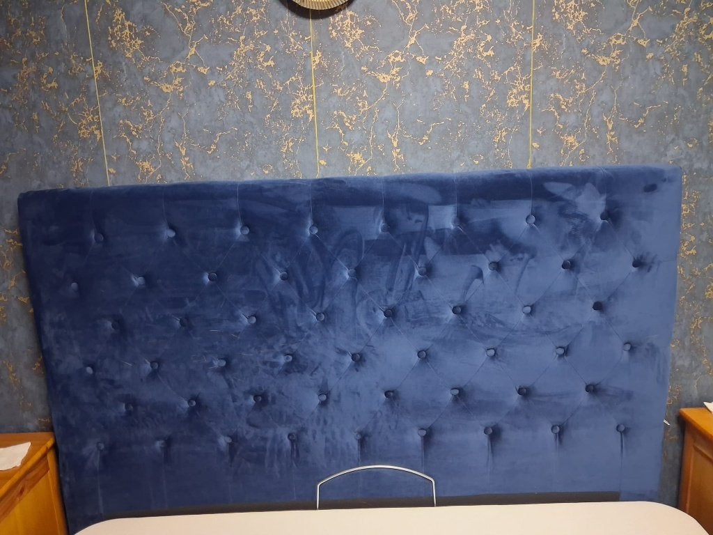 Hoofdbord  JOTEX, Ophalen, Blauw, Tweepersoons, Zo goed als nieuw