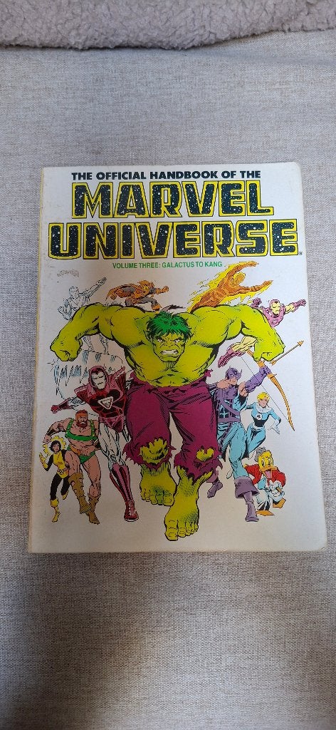 The official handbook of the Marvel Universe vol. 3, Amerika, Ophalen of Verzenden, Mark Gruenwald & Peter Sanderson, Gelezen