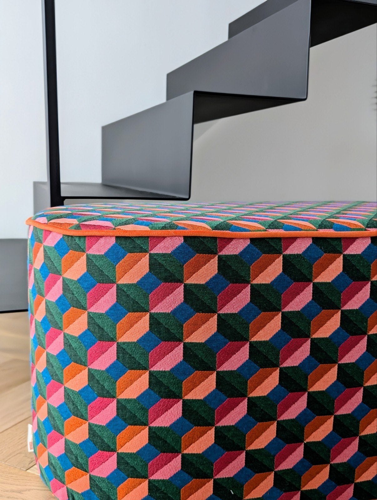 Plat ovaal poef Ø70 cm, Minder dan 50 cm, Diba design, 50 tot 75 cm, Nieuw