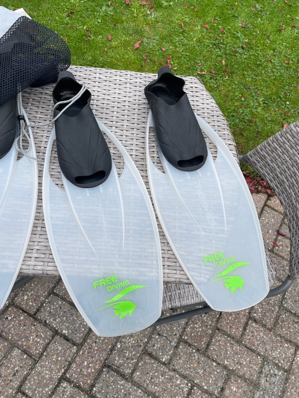 Free Diving Zwemvliezen - maat 39-40 2 paar, Watersport en Boten, Ophalen, Gebruikt, Zwem- of Duikvliezen