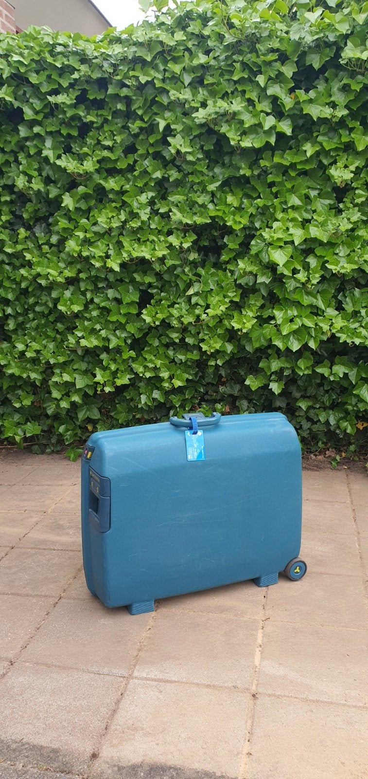Samsonite Koffer - Blauw, Gebruikt, Gebruikt, 50 tot 60 cm, Hard kunststof, 35 tot 45 cm