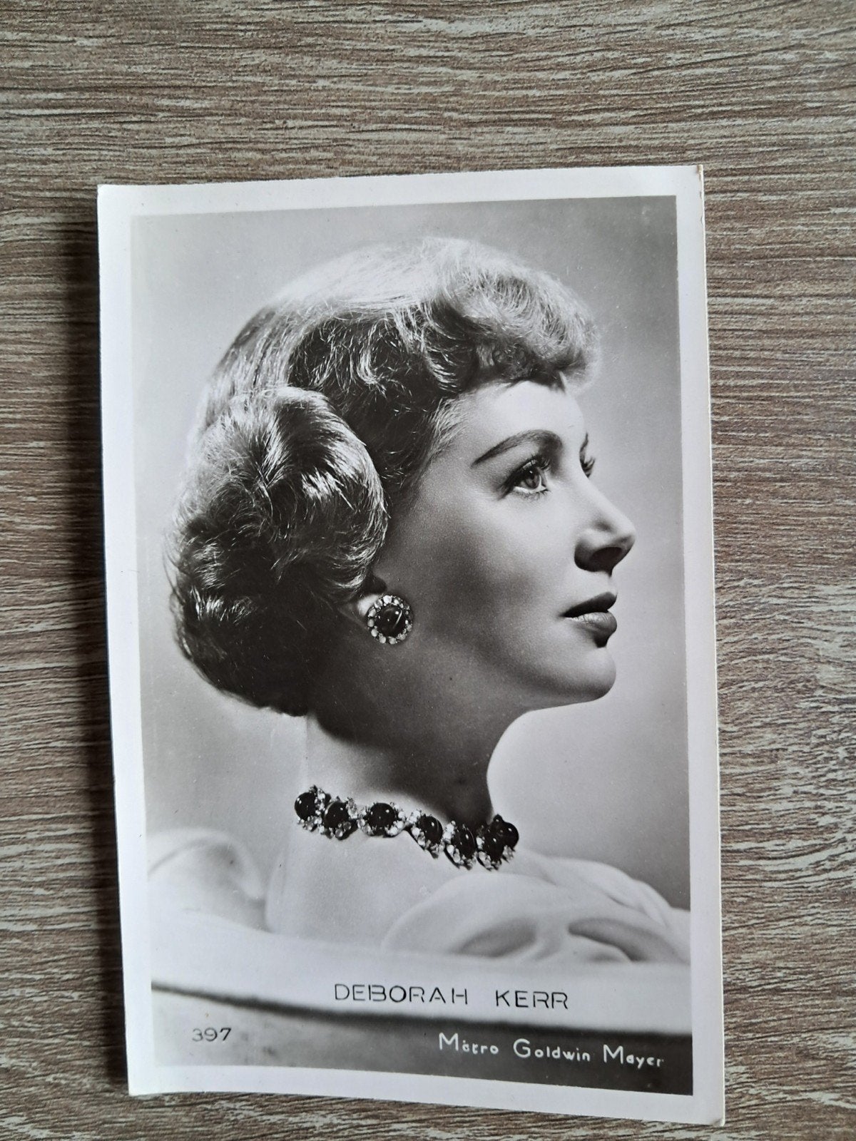 Ansichtkaart filmsterren Deborah Kerr., Ophalen of Verzenden, 1960 tot 1980, Sterren en Beroemdheden
