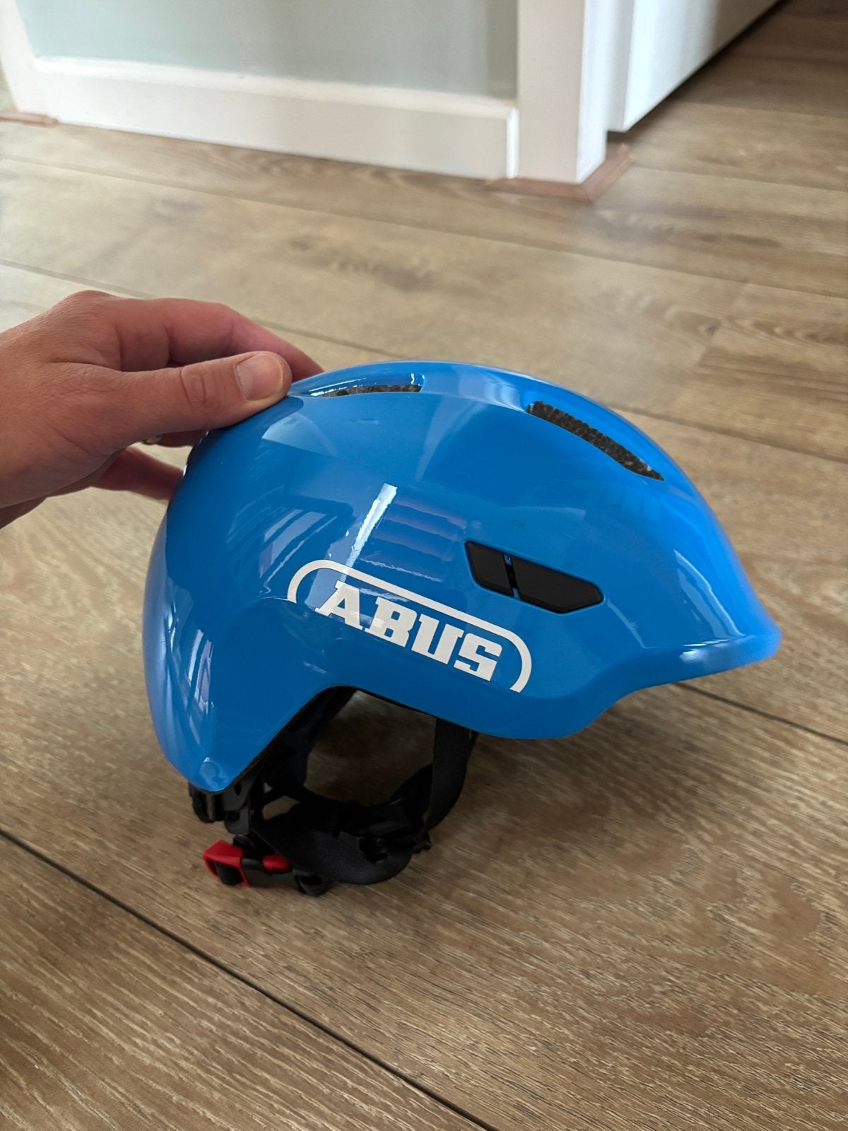 ABUS Smiley 3.0 kinderfietshelm – Zo goed als nieuw!, Ophalen, Zo goed als nieuw, Loopfiets