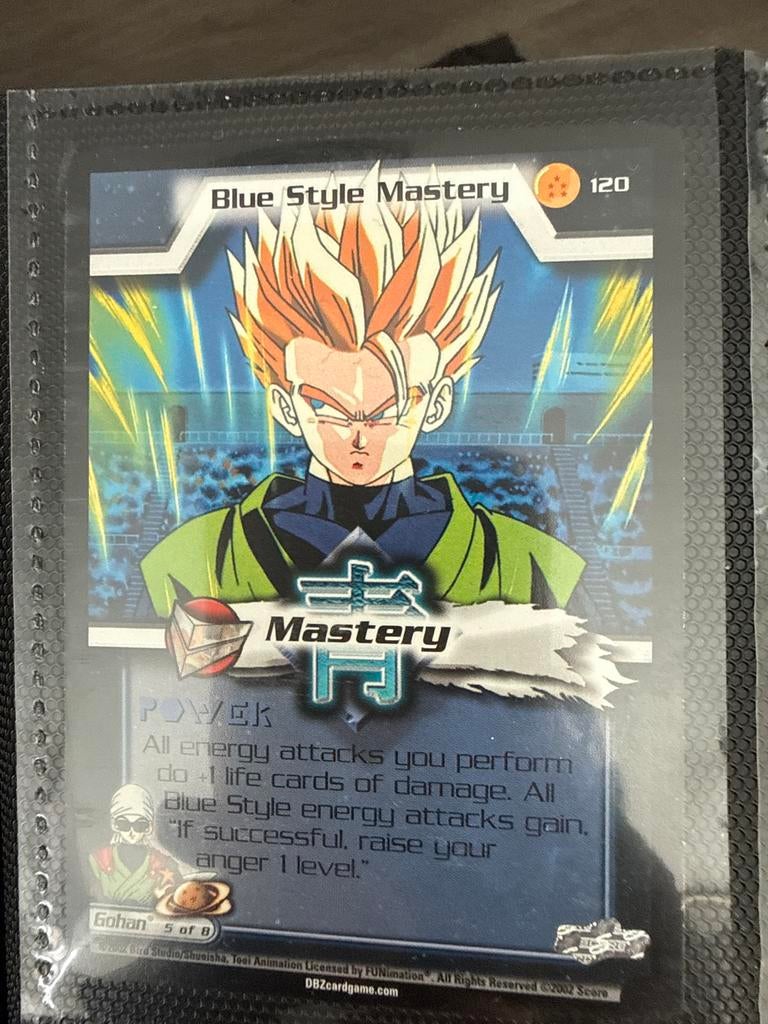 Dragon Ball Z TCG: Blue Style Mastery Gohan (2002), Hobby en Vrije tijd, Verzamelkaartspellen | Overige, Ophalen of Verzenden