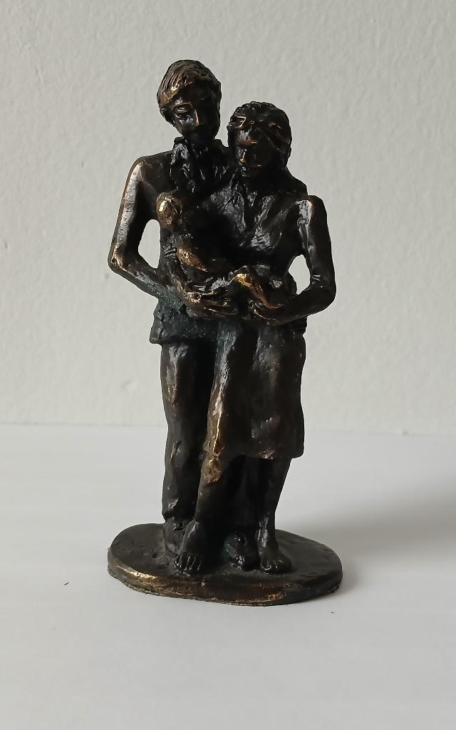 Bronzen beeldje, Ophalen of Verzenden, Zo goed als nieuw, Mens