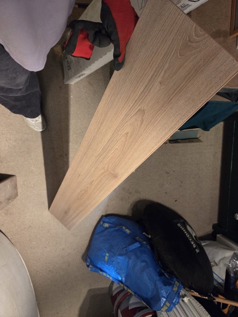 IKEA klik laminaat, Ophalen, 50 tot 150 cm, Zo goed als nieuw, 10 m² of meer