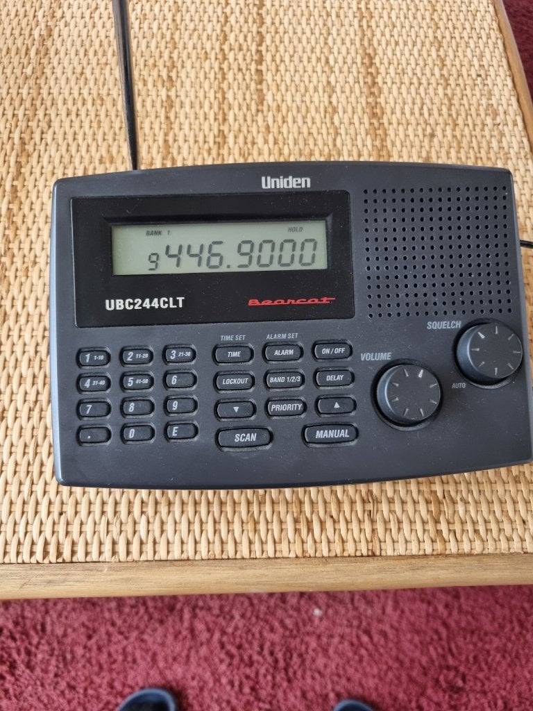 UNIDEN  UBC 244CLT Scanner, Ophalen of Verzenden, Zo goed als nieuw, 30 tot 200 kanalen