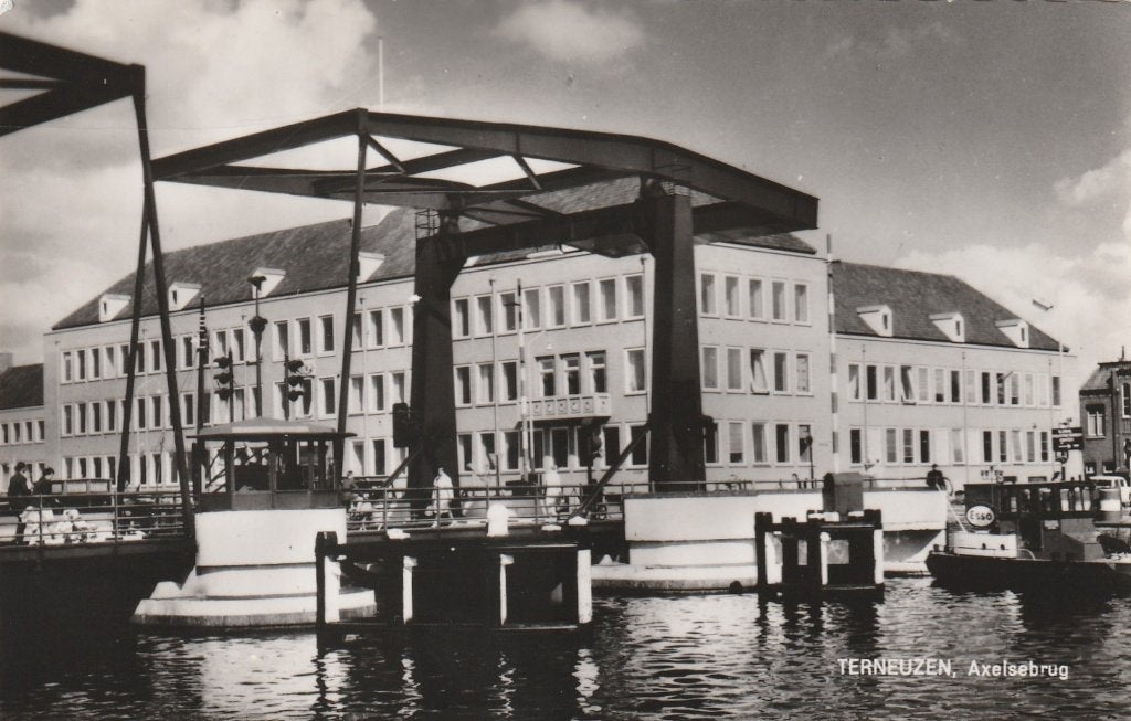 TERNEUZEN Axelse Brug en Rijksgebouw, Verzenden, 1960 tot 1980, Ongelopen, Zeeland
