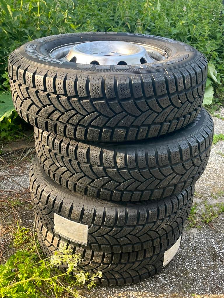 Nette Ducato Velgen met Vredestein Winterbanden (Nieuwstaat), Auto-onderdelen, Banden en Velgen, 15 inch, Banden en Velgen, 225 mm