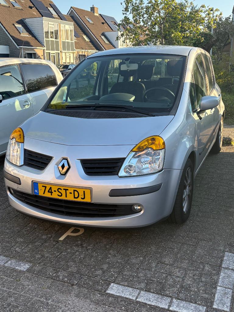 Renault Modus 1.6 16V AUT 2006 Grijs, Auto's, Renault, Stof, 4 cilinders, Origineel Nederlands, 1180 kg