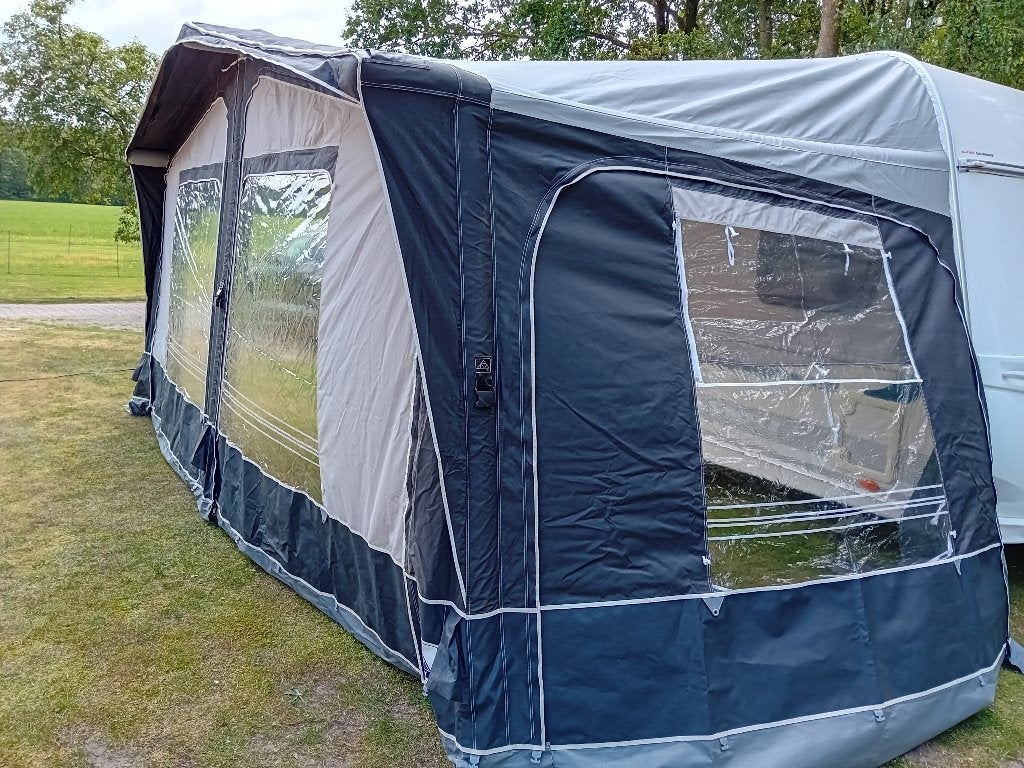 Dorema luchtvoortent maat 10 + Dorema Locarno Plus luifel, Ophalen, Gebruikt, Ten Cate All Season 240g/m2, Dorema