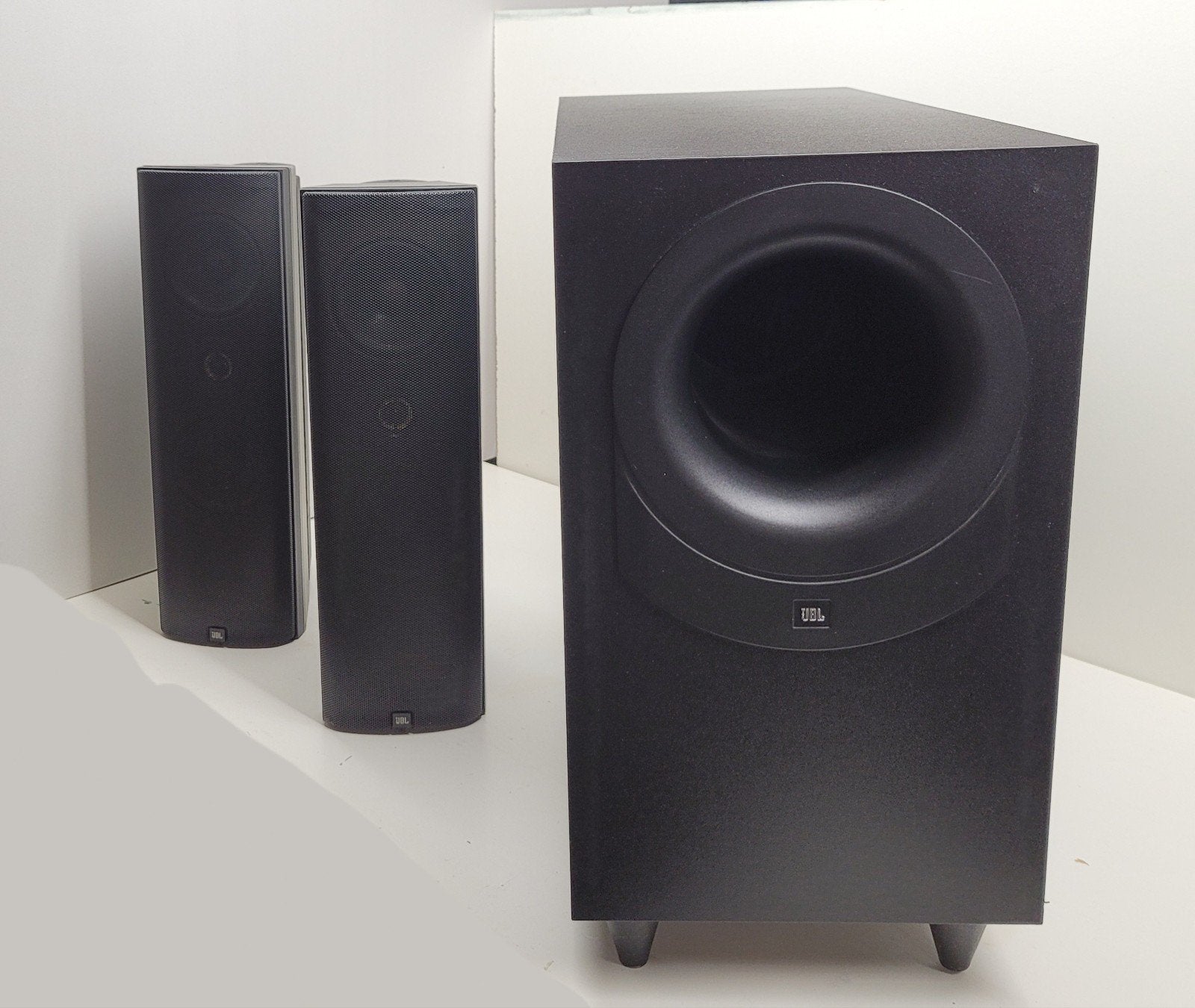 JBL 2.1 Speakerset BASS 16 Subwoofer & 2x Sat 20 Satellieten, Ophalen, Gebruikt, JBL, Speakerset
