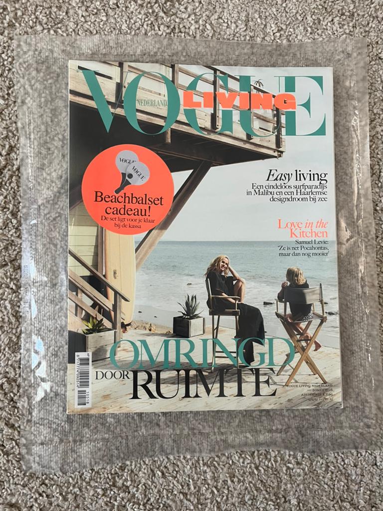 Vogue NL living zomer 2018 (Vaste Prijs), Ophalen of Verzenden, Zo goed als nieuw, Mode algemeen