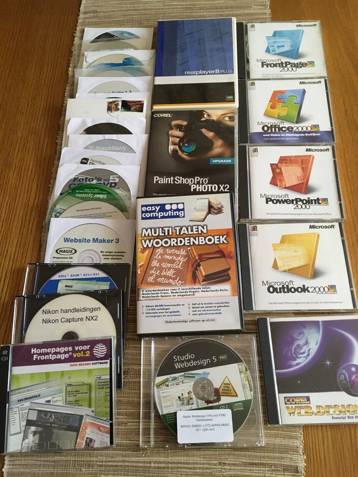 Partij oude software, Ophalen, Gebruikt