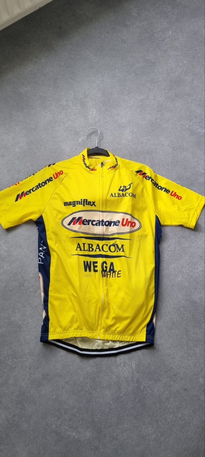 mercatone uno compleet pak , bianchi marco pantani maat L, Ophalen of Verzenden, Zo goed als nieuw, Bovenkleding