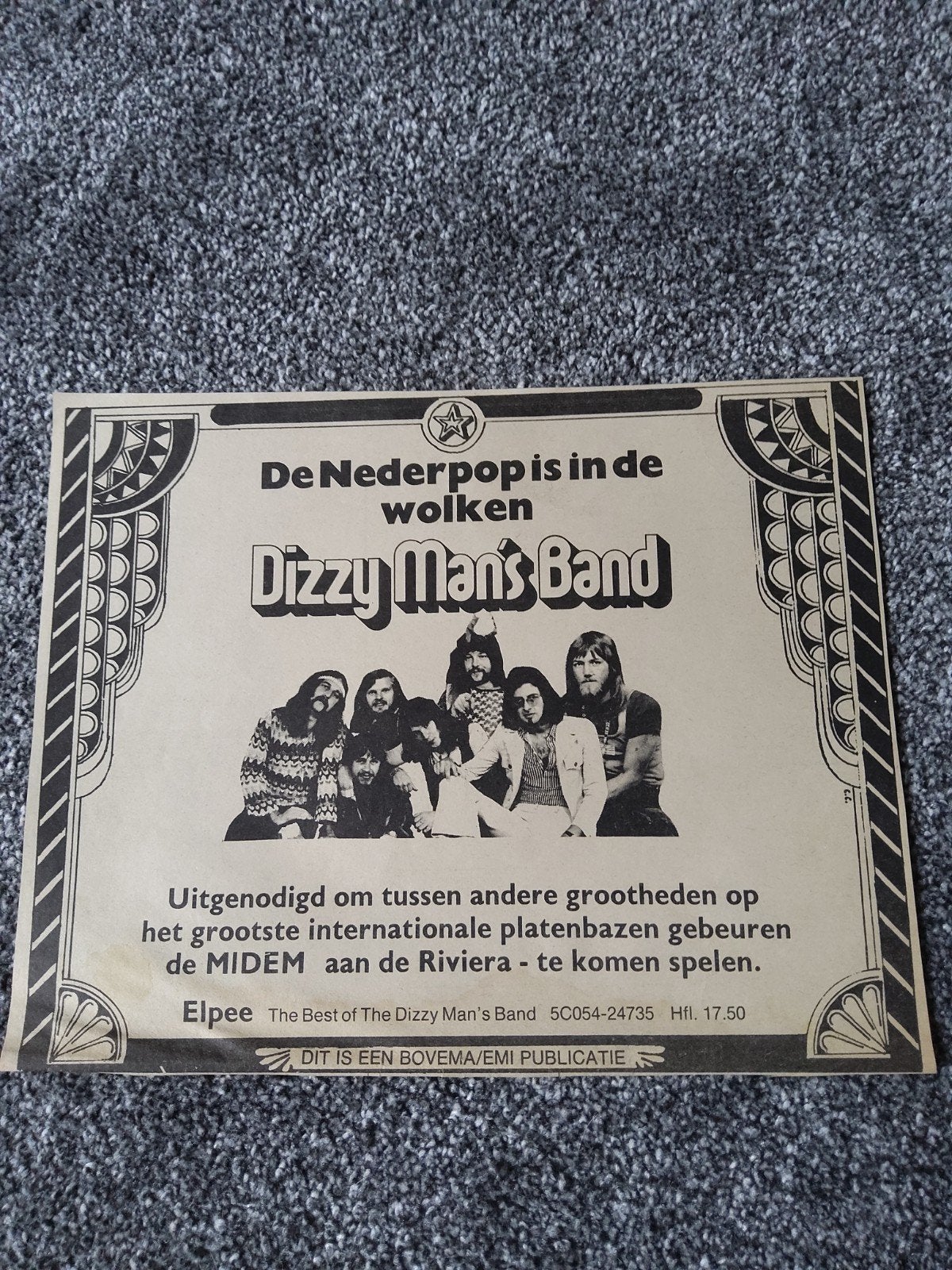 Dizzy Man's Band, Ophalen of Verzenden, Boek, Tijdschrift of Artikel