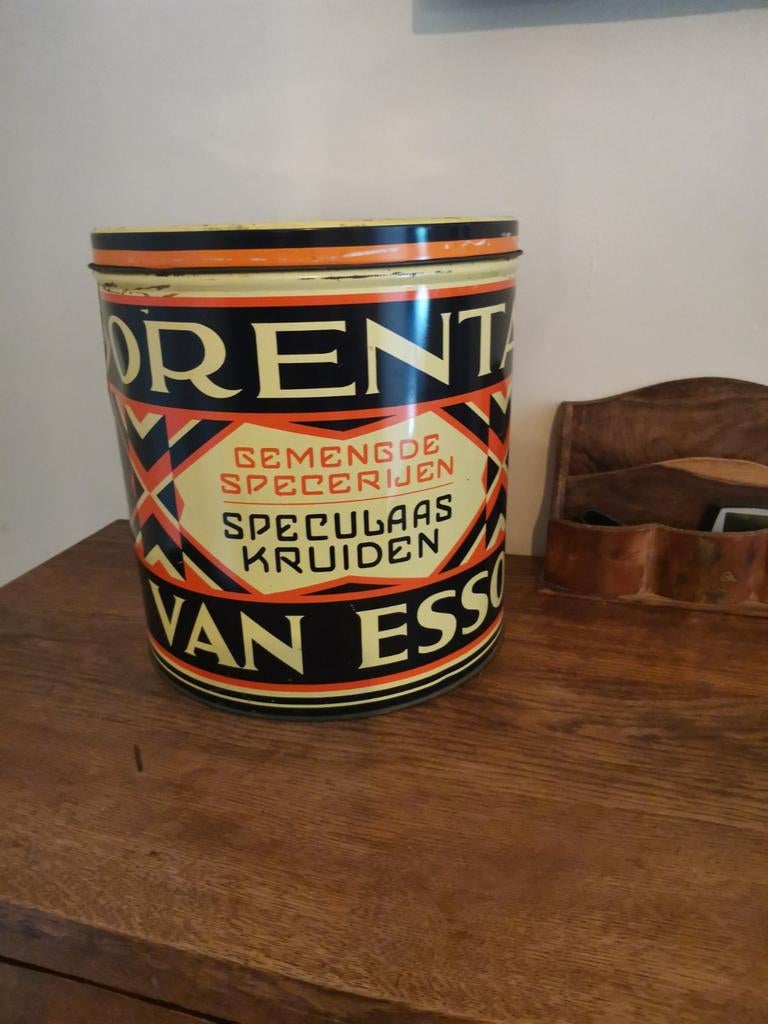 Vintage Drenta Speculaaskruiden, Verzamelen, Blikken, Ophalen