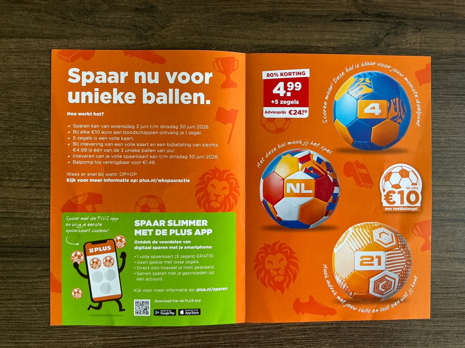 Plus WK ballenzegels - digitaal (KWF), Plus, Ophalen of Verzenden