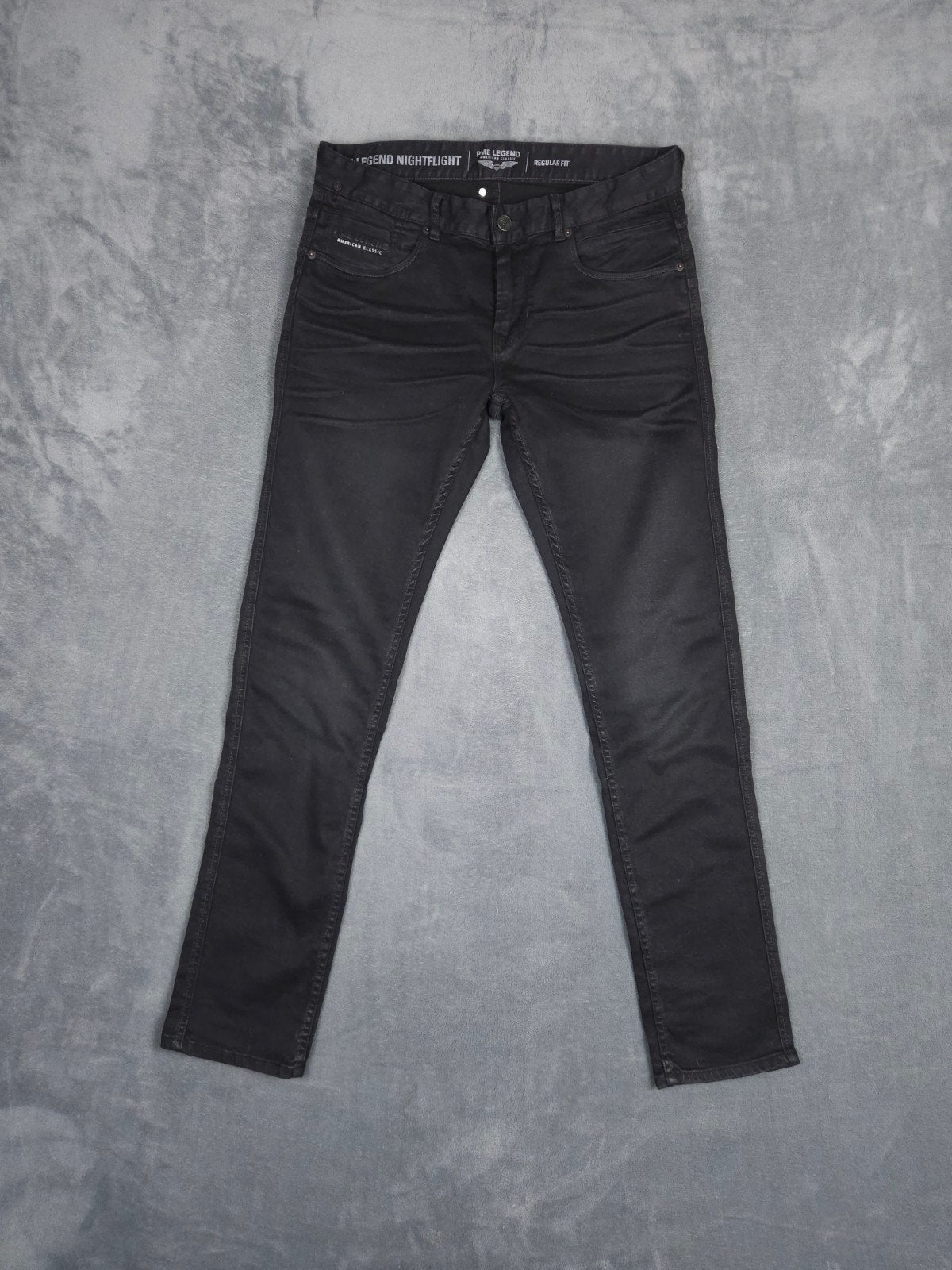 Pme Legend Broek Nightflight W34 L34 Regular Fit Pall Mall., Verzenden, ., Zwart, Zo goed als nieuw