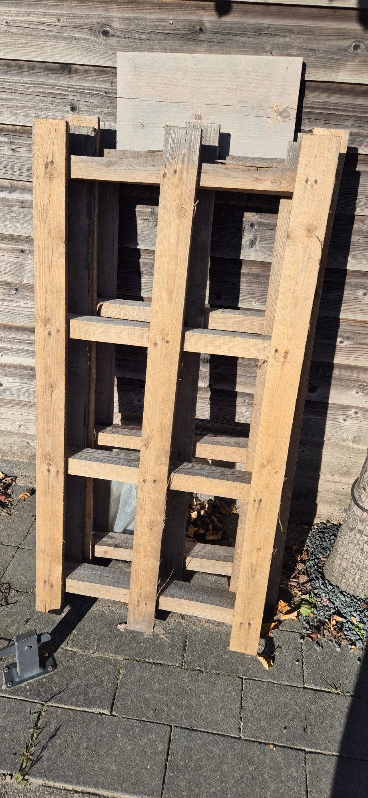 Twee gratis houten pallets, Ophalen, Gebruikt, Pallet, Minder dan 200 cm