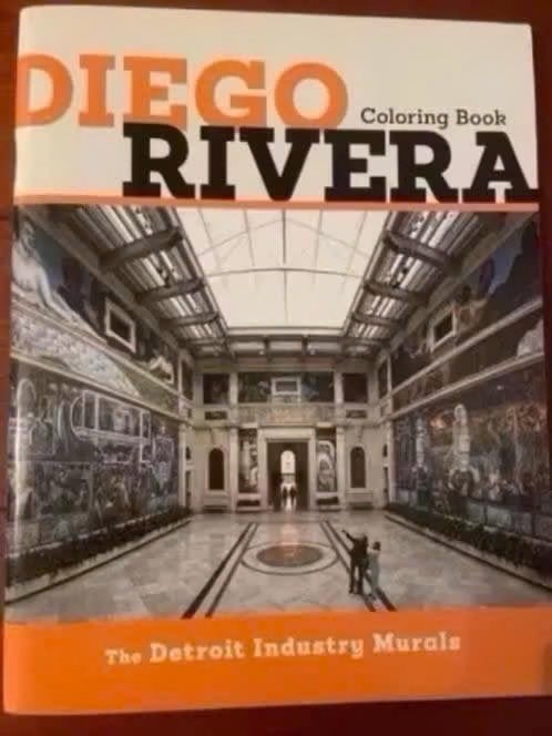 Diego Rivera the Detroit Industry Murals kleurboek, Boeken, Verzenden, Zo goed als nieuw, Tekenen en Schilderen