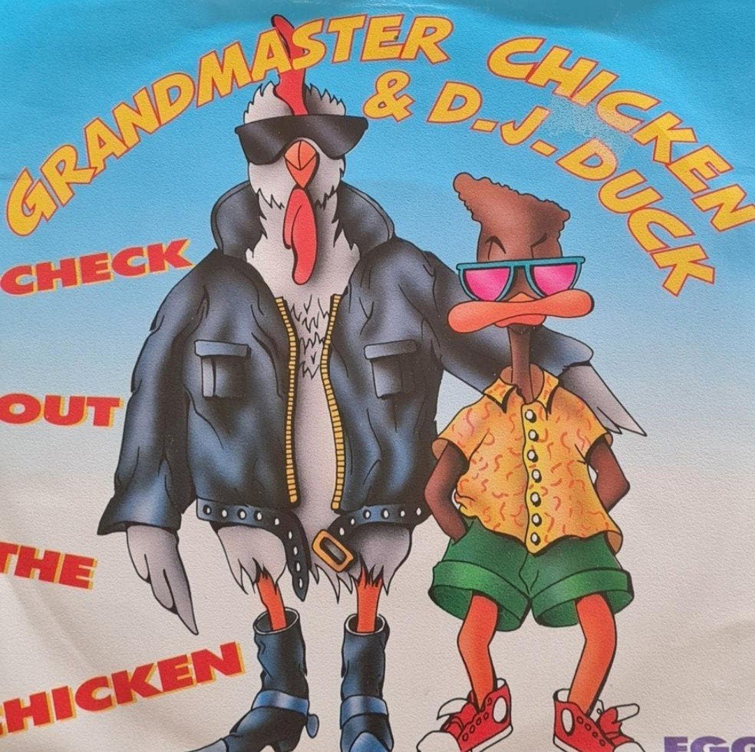 GRANDMASTER CHICKEN & D.J.DUCK  - CHECK OUT THE CHICKEN, Ophalen of Verzenden, Gebruikt, Pop