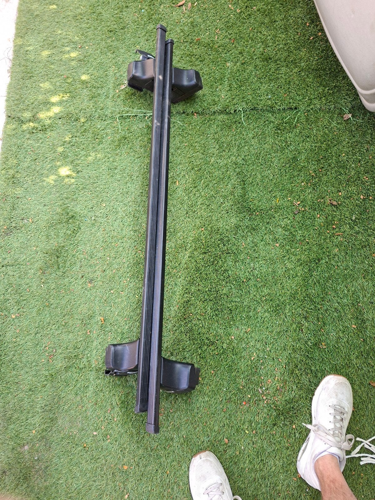 Thule dakdragers met sleutel, Ophalen, Gebruikt