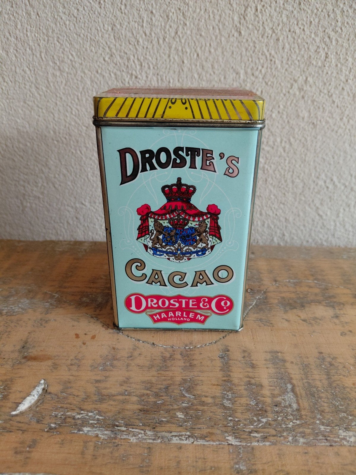 Oud Droste blik, Verzamelen, Ophalen of Verzenden, Gebruikt, Overige, Droste
