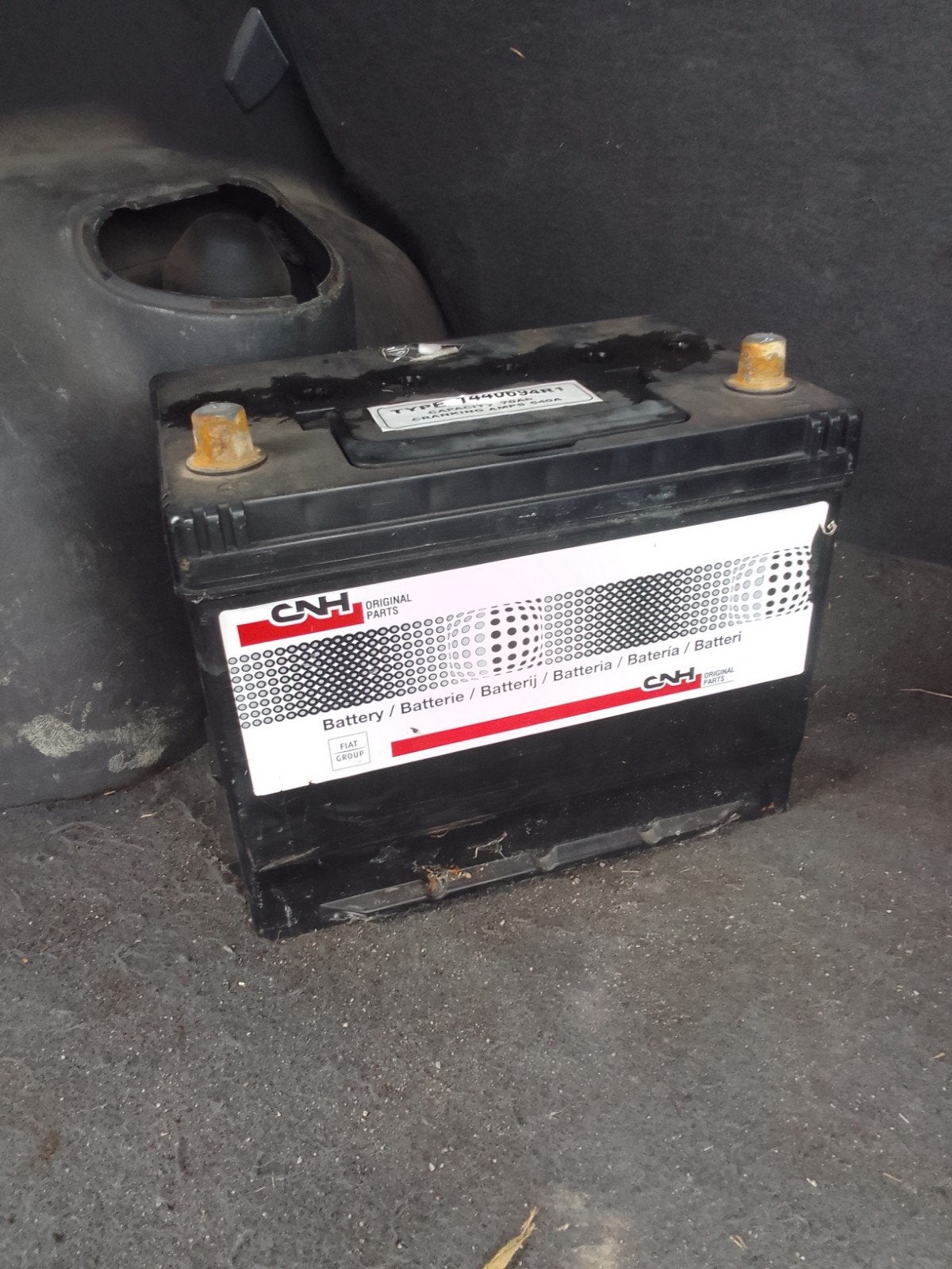 Accu 12 Volt CNH 70Ah 540A - Gebruikt maar goed, Ophalen of Verzenden