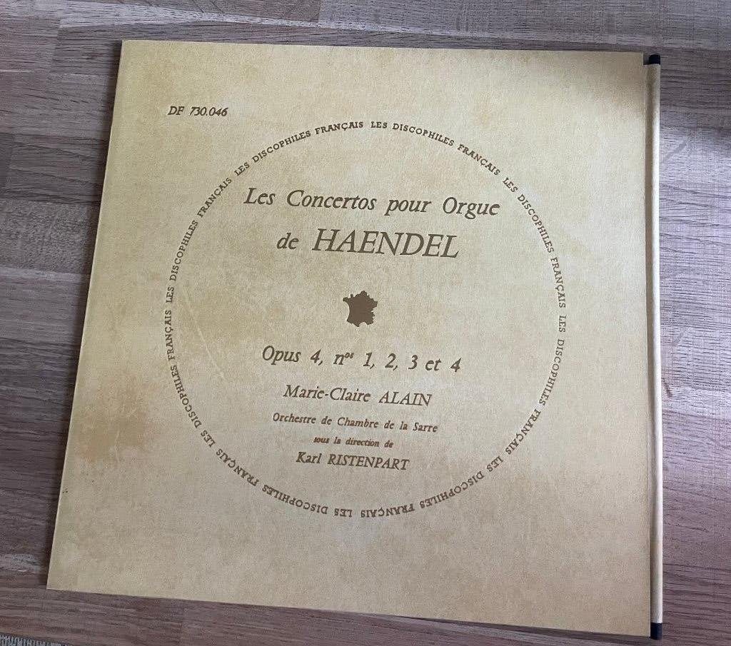 Haendel Organ Concertos Op.4 - Marie-Claire Alain, Cd's en Dvd's, Overige formaten, Overige typen, Ophalen of Verzenden, Zo goed als nieuw