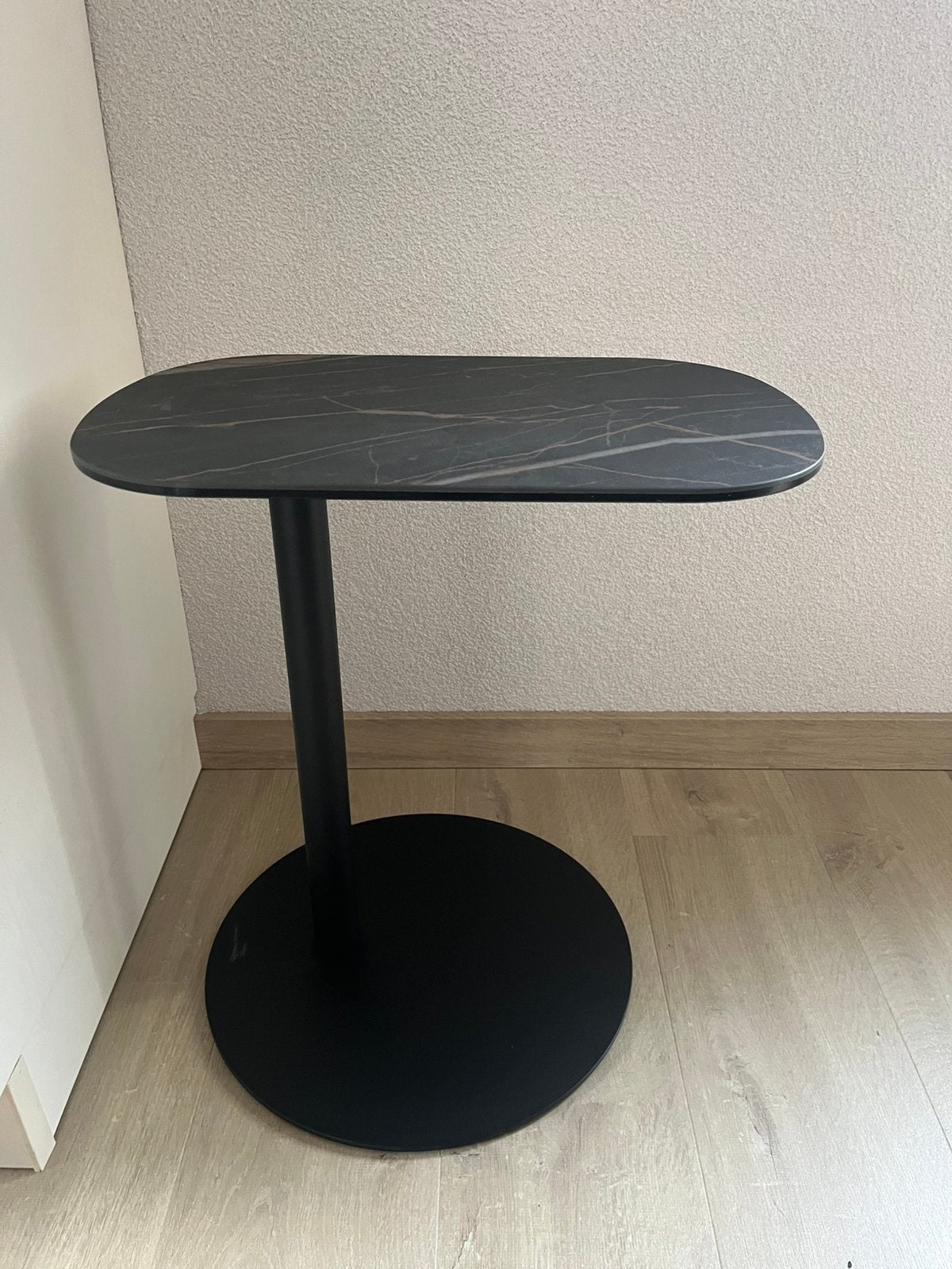 Bijzettafel/laptoptafel Montel Oval, 45 tot 60 cm, Minder dan 55 cm, Nieuw, Ovaal