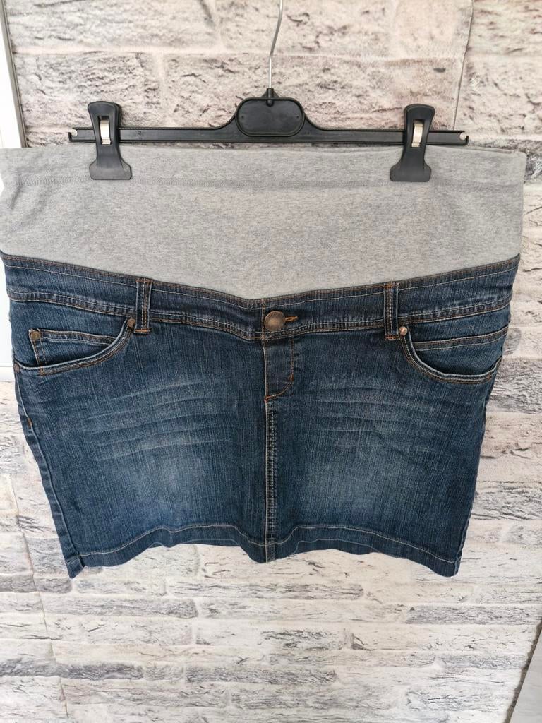 Blauwe zwangerschapsrok Maat xl, Blauw, Rok, Maat 46/48 (XL) of groter, Onbekend