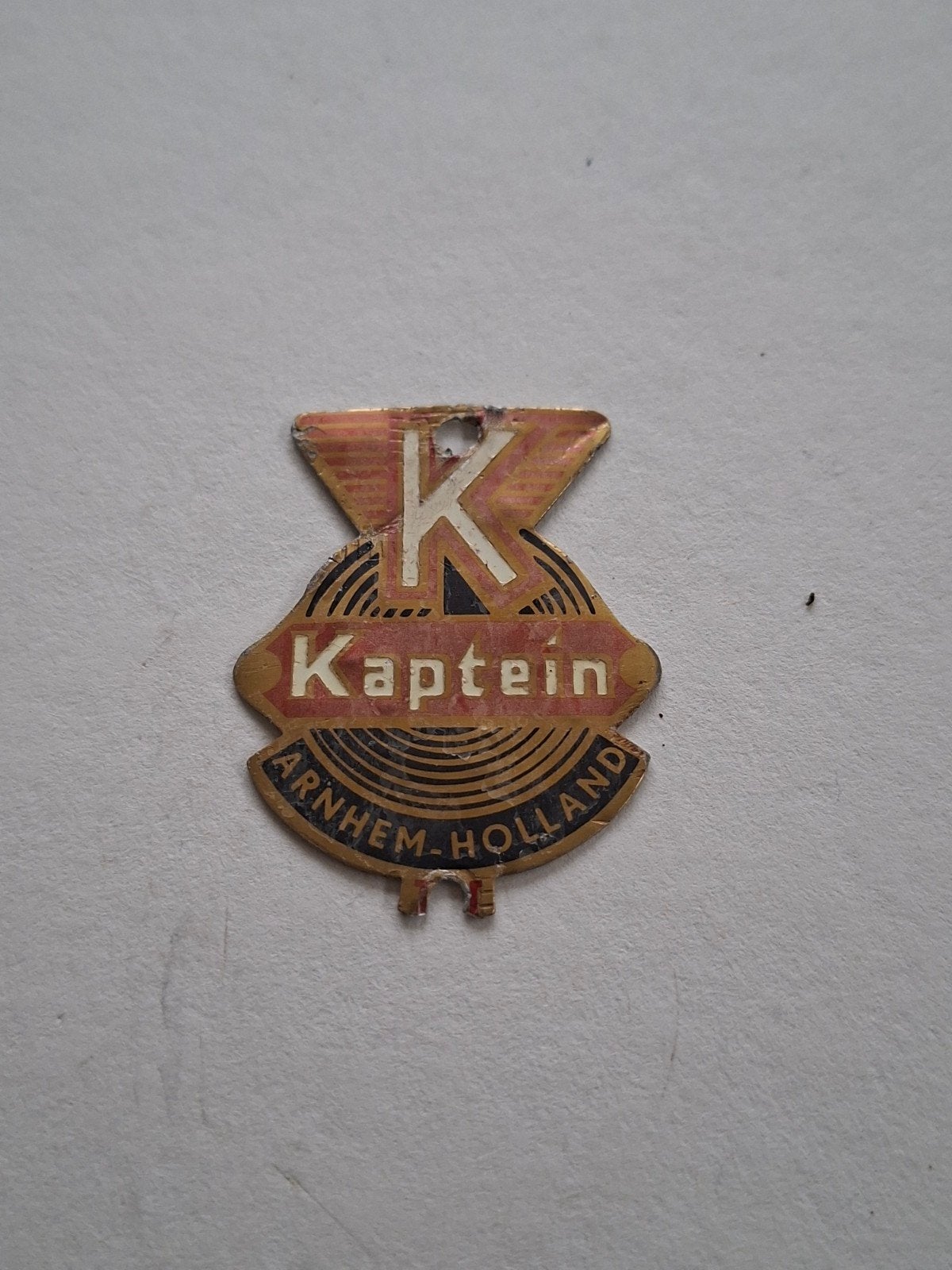FIETSPLAATJE  KAPTEIN, Fietsen en Brommers, Ophalen of Verzenden, Gebruikt