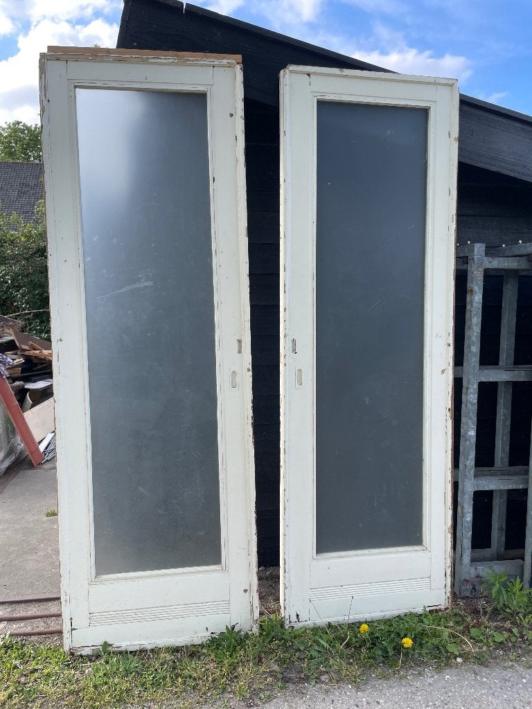 Ensuite deuren - melkglas, Ophalen, Gebruikt, Binnendeur, Schuifdeur