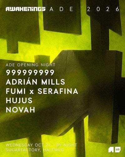 Awakenings ADE Opening Night Tickets – 21 okt 2026 – SugarF