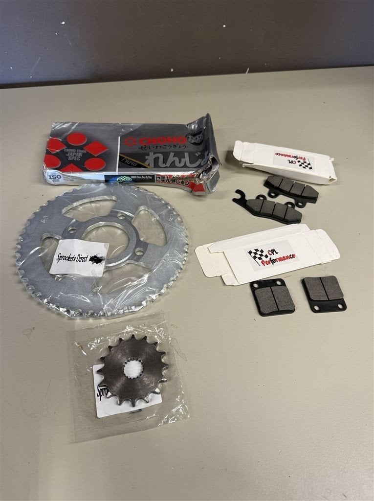 Remblok achter supermoto Tandwiel en ketting upgrade, Ophalen of Verzenden, Nieuw