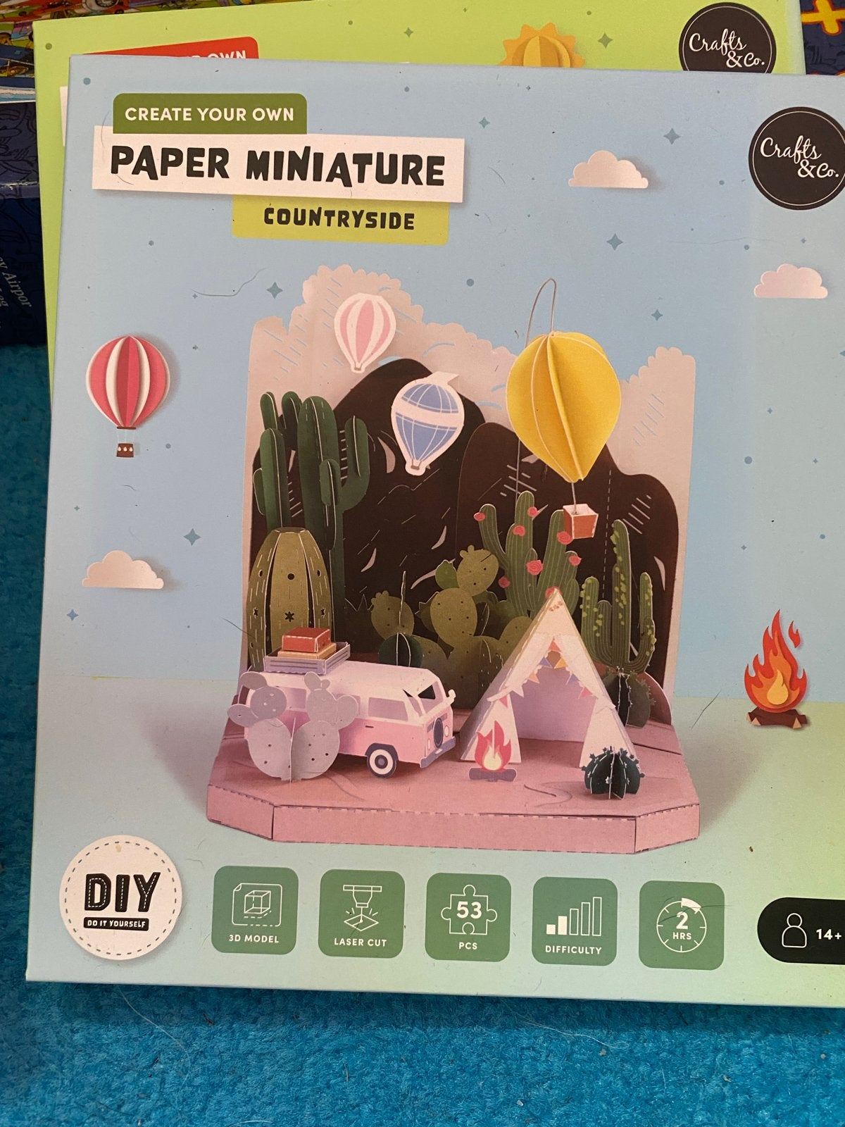DIY Paper Miniatuur Knutselsets - Diverse Thema's, Nieuw, Meerkleurig, Ophalen of Verzenden, Papier of Karton