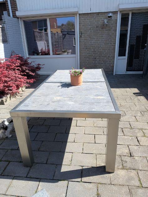 Tuintafel, Ophalen, Gebruikt, Rechthoekig, Overige materialen