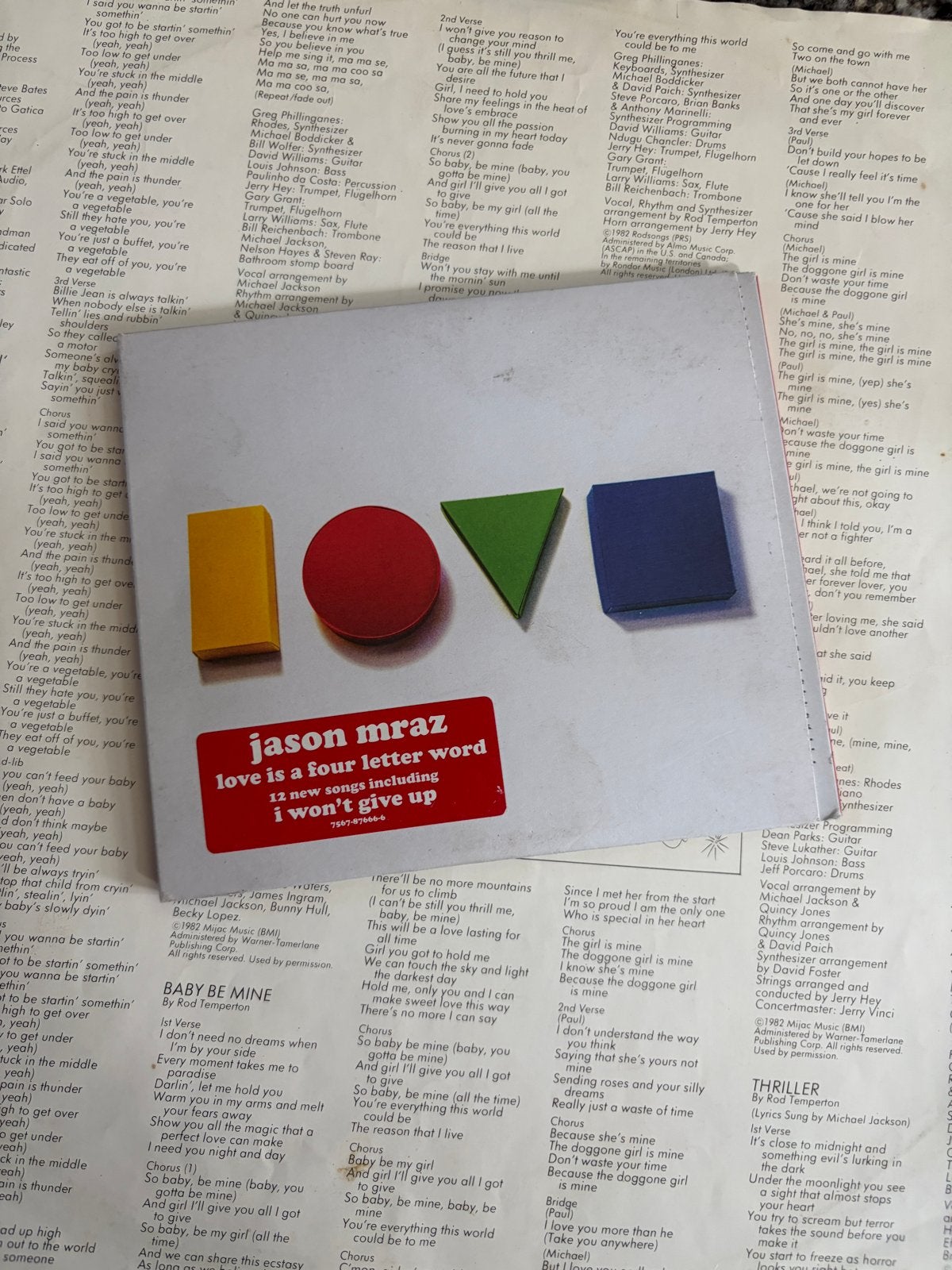 Jason Mraz - Love Is A Four Letter Word CD, Ophalen of Verzenden, Gebruikt, Singer-songwriter, Album