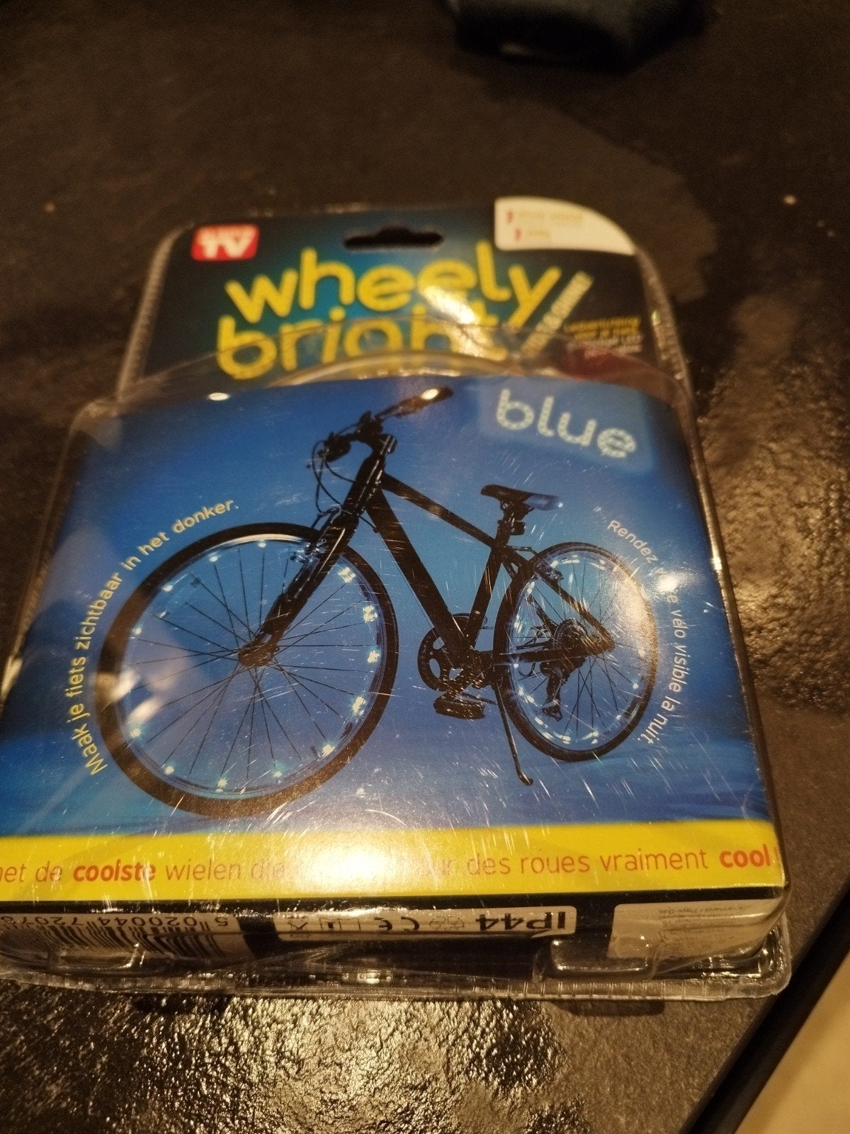 Wheely Bright LED Fietsverlichting Blauw, Waterbestendig, Nieuw, Ophalen of Verzenden, Batterij