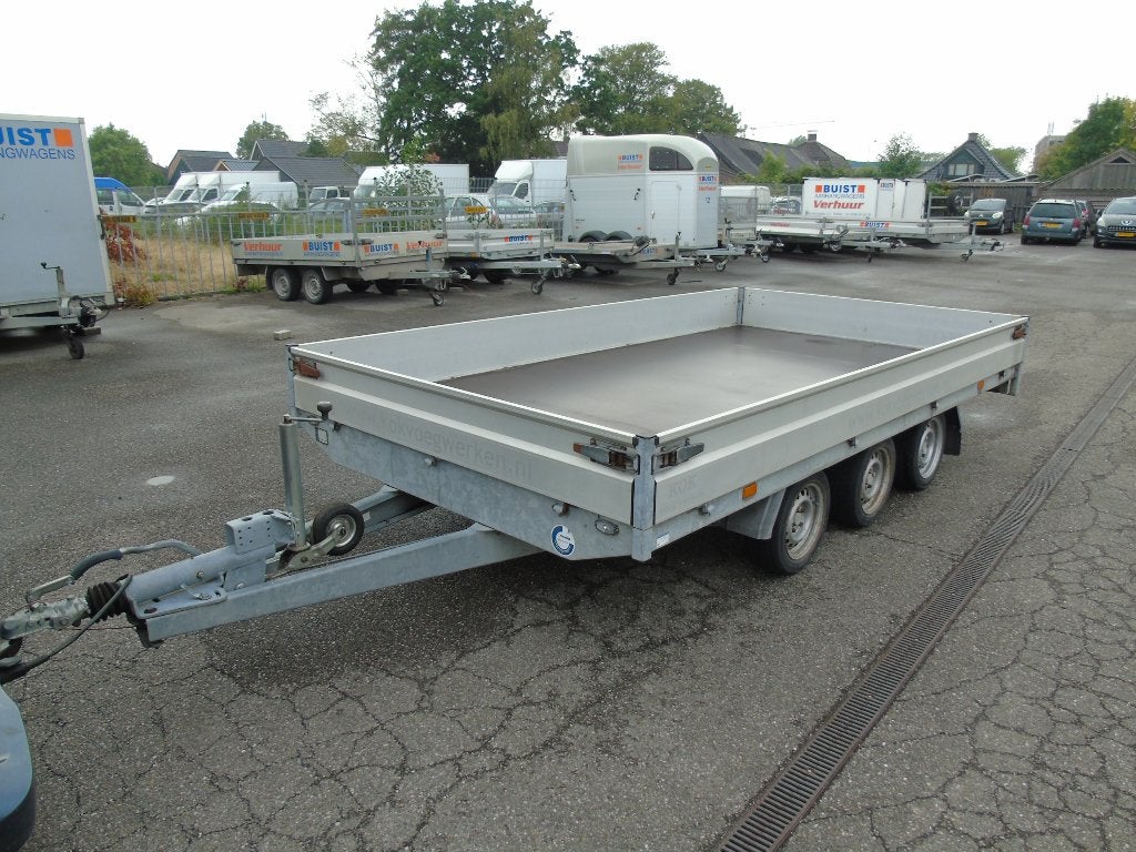 Hapert Azure H-3 Tridem 3500kg 405x220cm 2014 Handelsprijs, Auto diversen, Aanhangers en Bagagewagens, Ophalen of Verzenden, Gebruikt