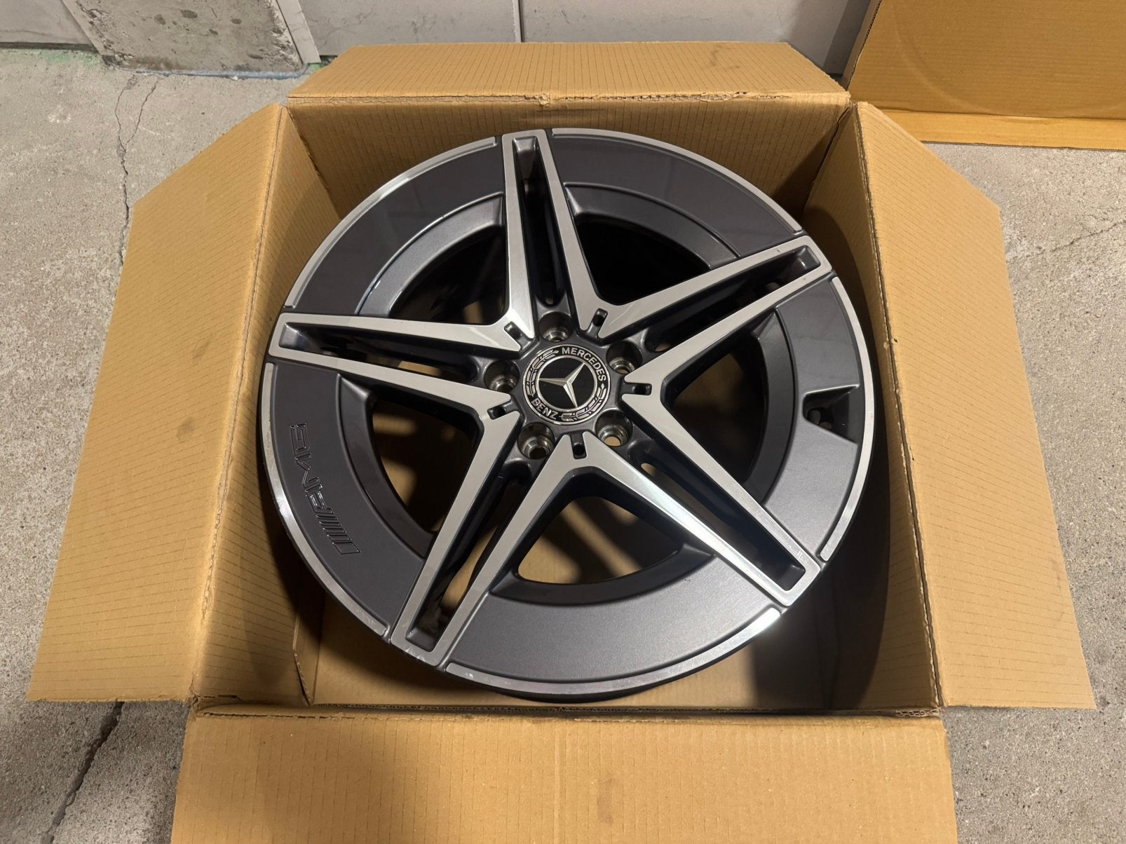 Originele Mercedes-Benz AMG W206 C-Klasse 18” Star velgen, Auto-onderdelen, Banden en Velgen, Ophalen, 18 inch, Gebruikt, Velg(en)