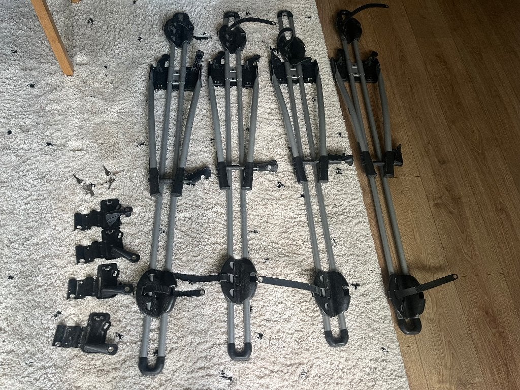 3x Thule freeride 532, Auto diversen, Ophalen, 3 fietsen of meer, Gebruikt, Dakdrager