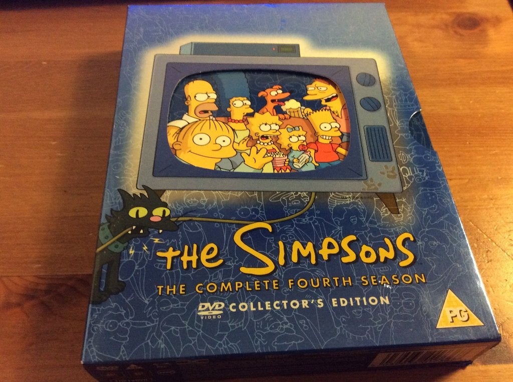 the Simpsons the complete 4th season dvd box. engelse versie, Gebruikt, Tekenfilm, Amerikaans, Ophalen of Verzenden
