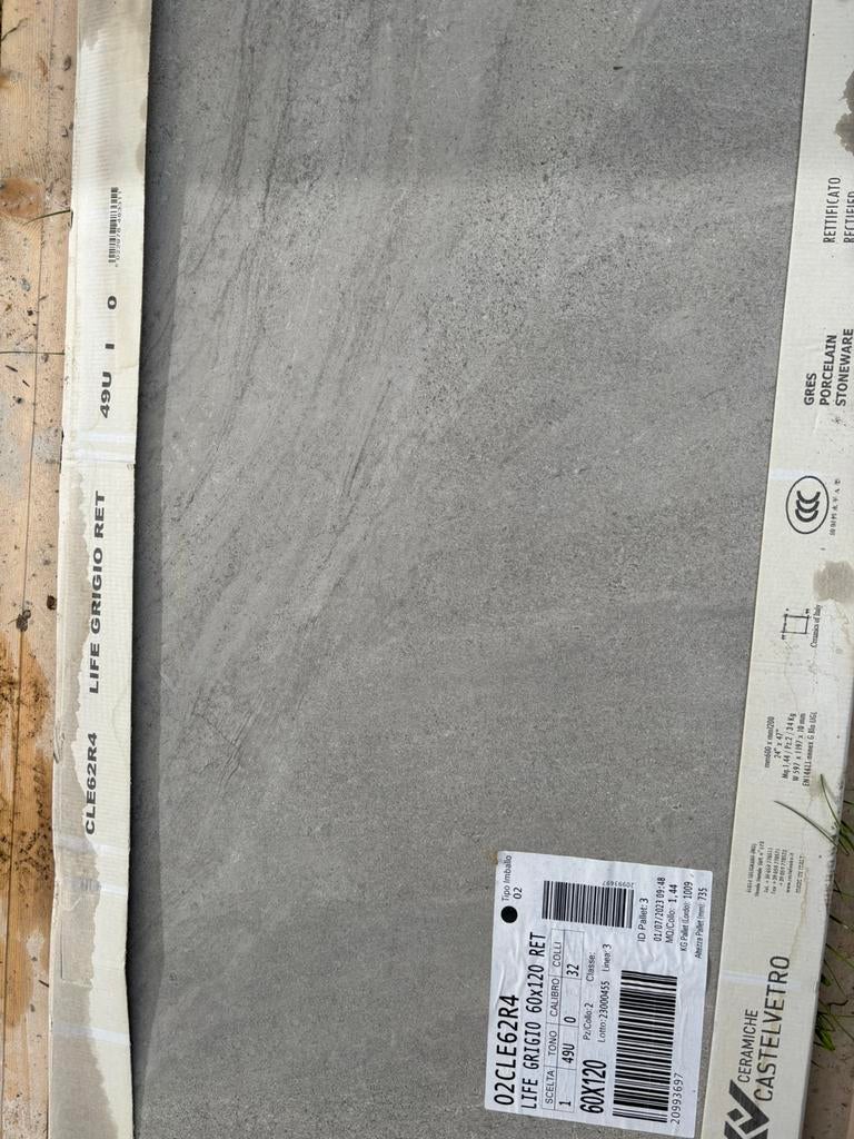 Vloer- of wandtegels 5,04m2, Ophalen, 60 cm of meer, 5 tot 10 m², Zo goed als nieuw