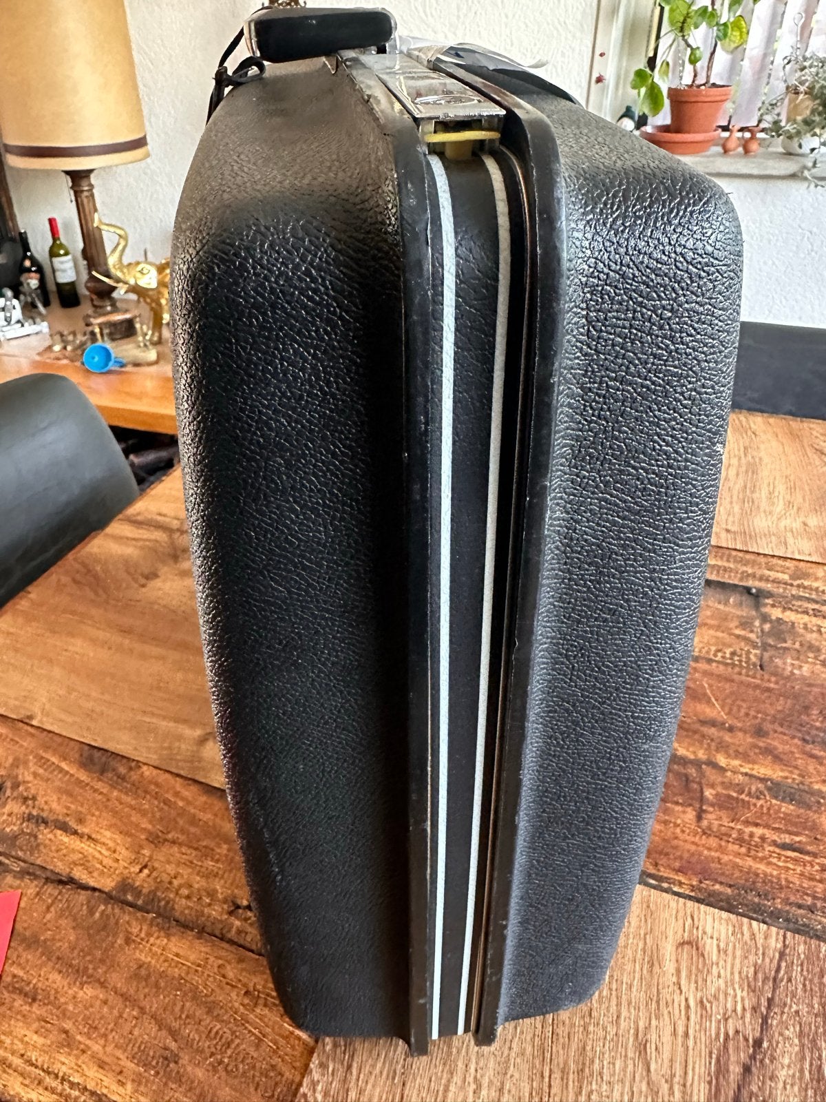Samsonite Koffer - Vintage Zwart - Amstelveen Noord, Ophalen, Gebruikt, 50 tot 60 cm, Hard kunststof