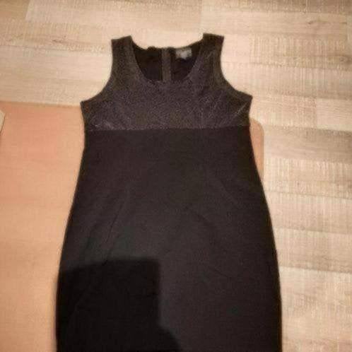 Zwarte glitter jurk 42 / 44, Kleding | Dames, Verzenden, Zwart, Maat 42/44 (L), Zo goed als nieuw